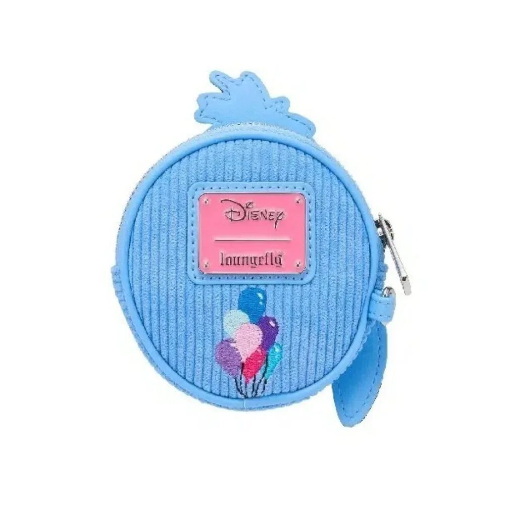 New Loungefly Disney Winnie The Pooh Eeyore Peeking Corduroy Coin Purse Blue - Picture 6 of 8